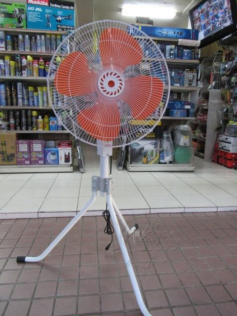 ＊中崙五金【缺貨中】雙燕牌 260W 強力型 18" 工業扇 三支腳電扇 立地扇 電風扇 鐵樂士F-1818