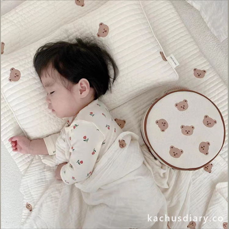 little bear 寶寶刺繡書包