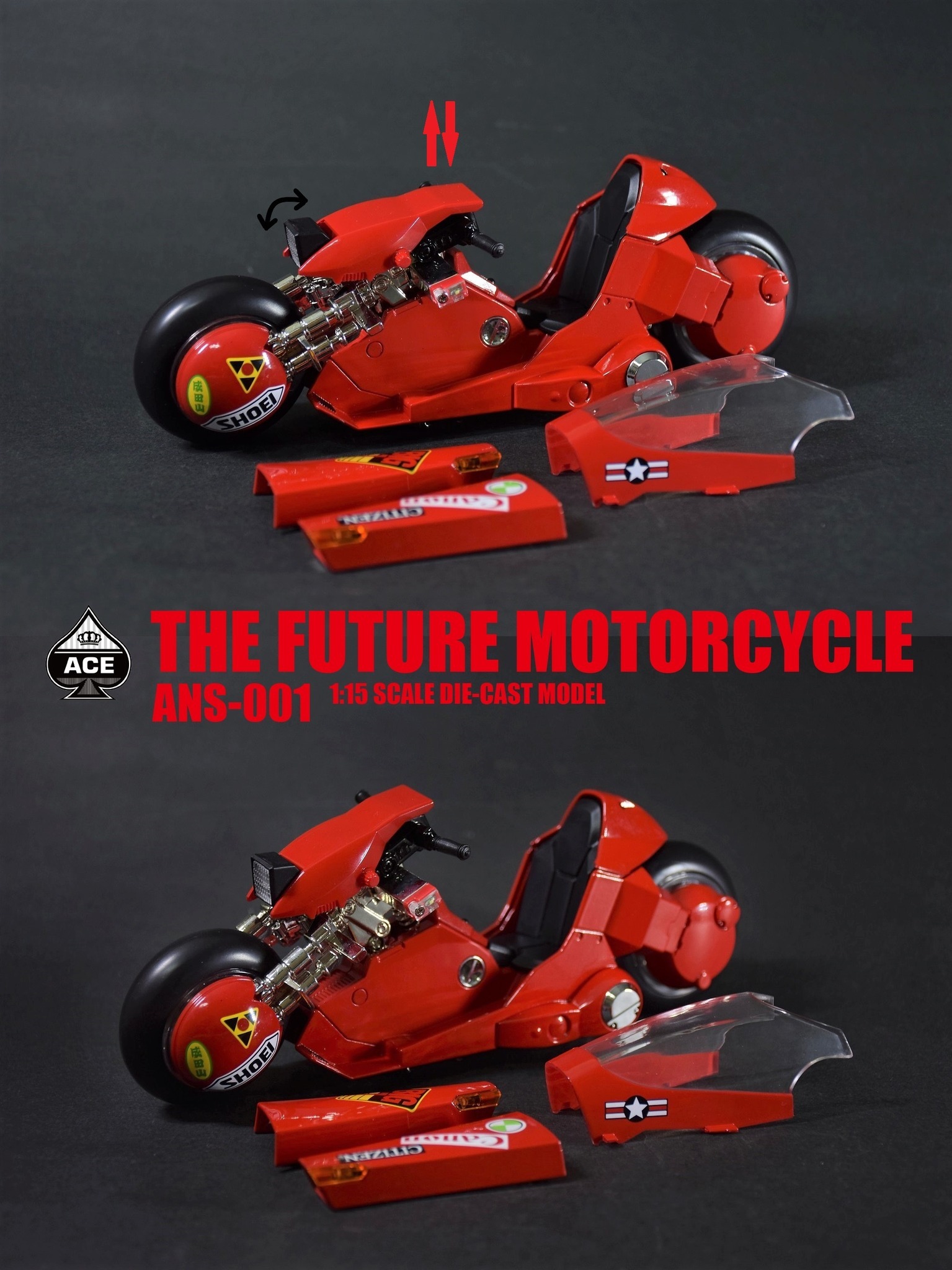 Ace Toyz 1:15 Scale The future motorcycle