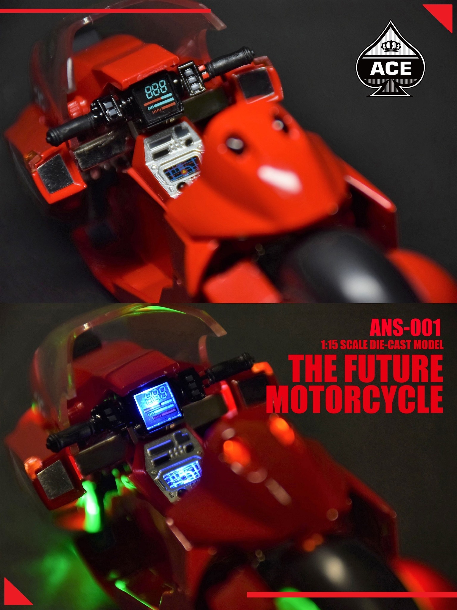 Ace Toyz 1:15 Scale The future motorcycle