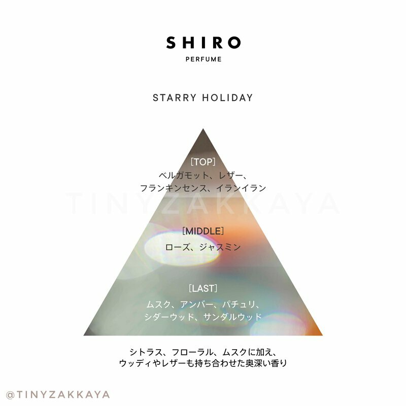 🇯🇵日本SHIRO 香水PERFUME STARRY HOLIDAY シロパ.