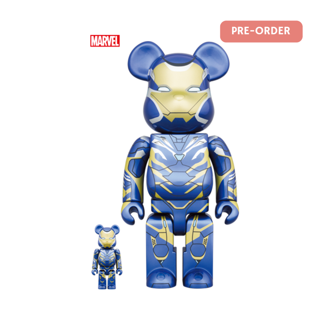 BE@RBRICK IRON MAN RESCUE SUIT 100％ & 400％