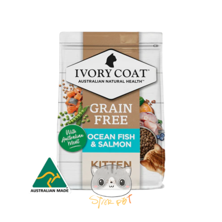 IVORY COAT Grain Free Kitten Ocean Fish & Salmon 2kg