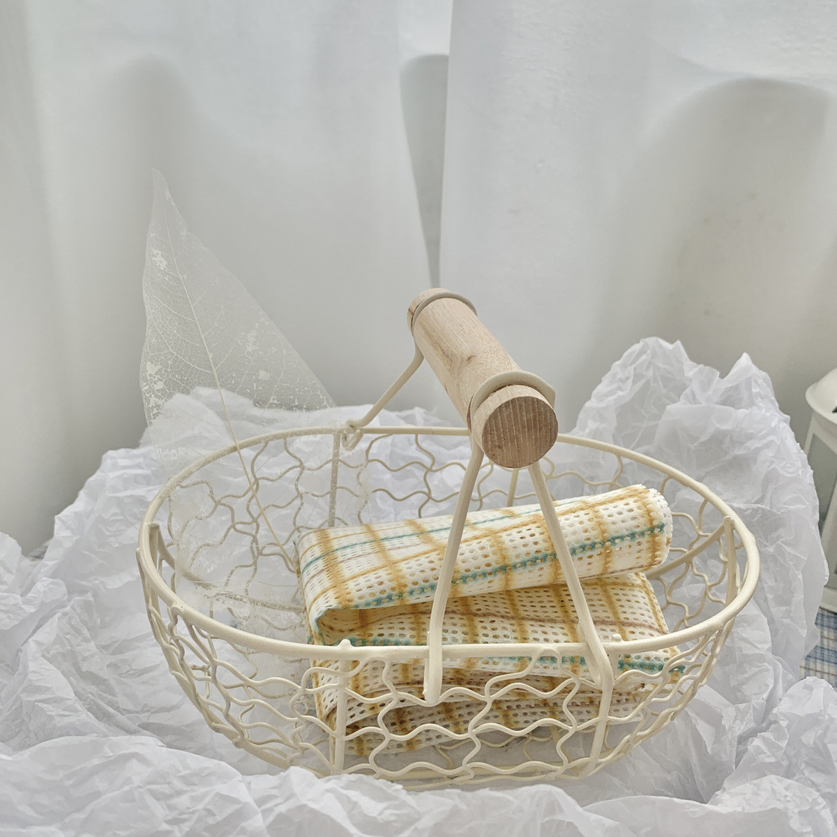 《1153》桌面收納鐵籃