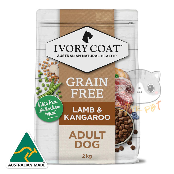 Ivory Coat Lamb & Kangaroo Grain Free Adult Dog 2kg