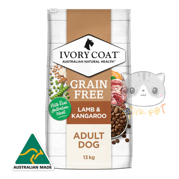 Ivory Coat Lamb & Kangaroo Grain Free Adult Dog 13kg