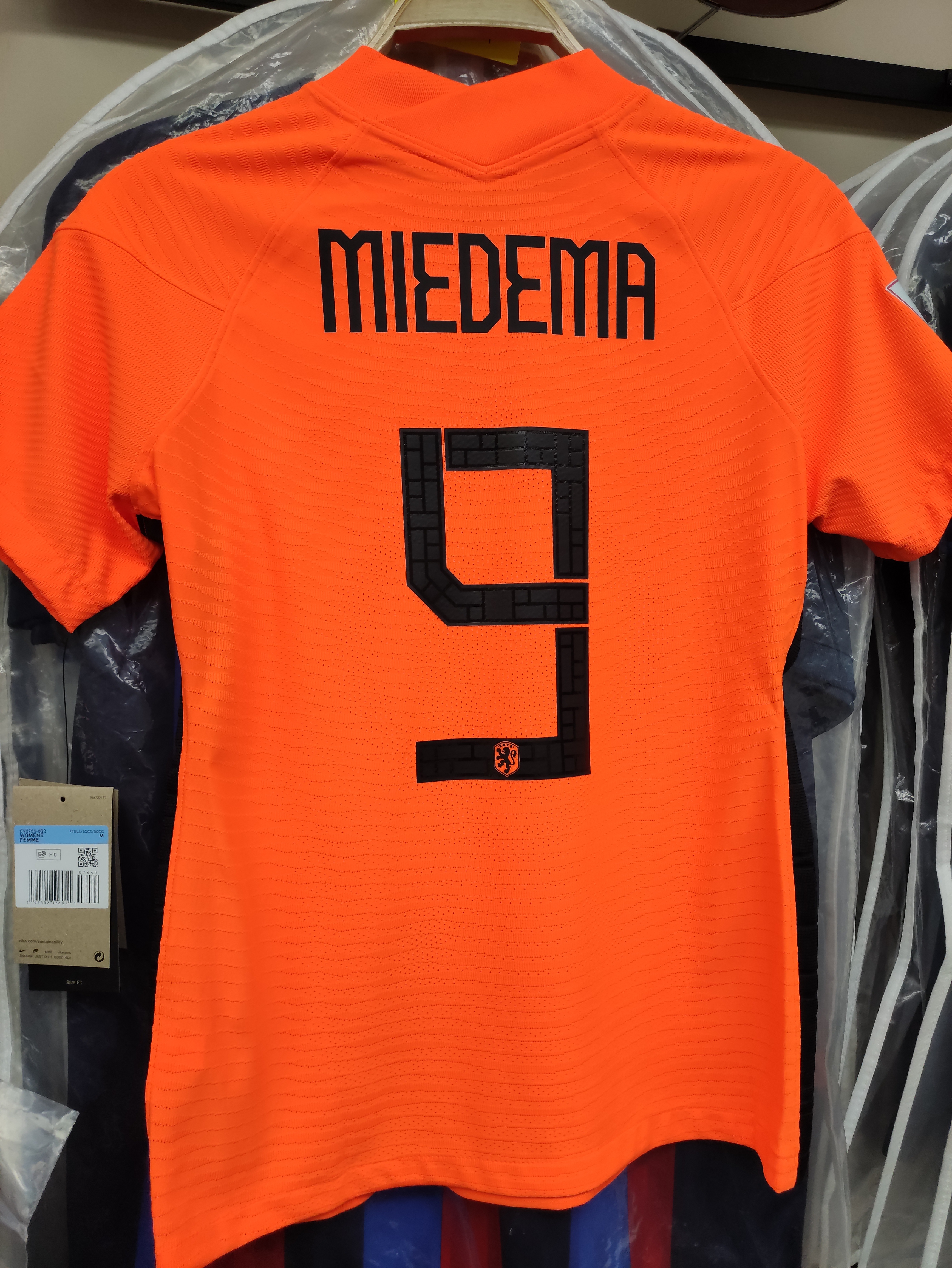 2022荷蘭女子國家隊主場球員版球衣