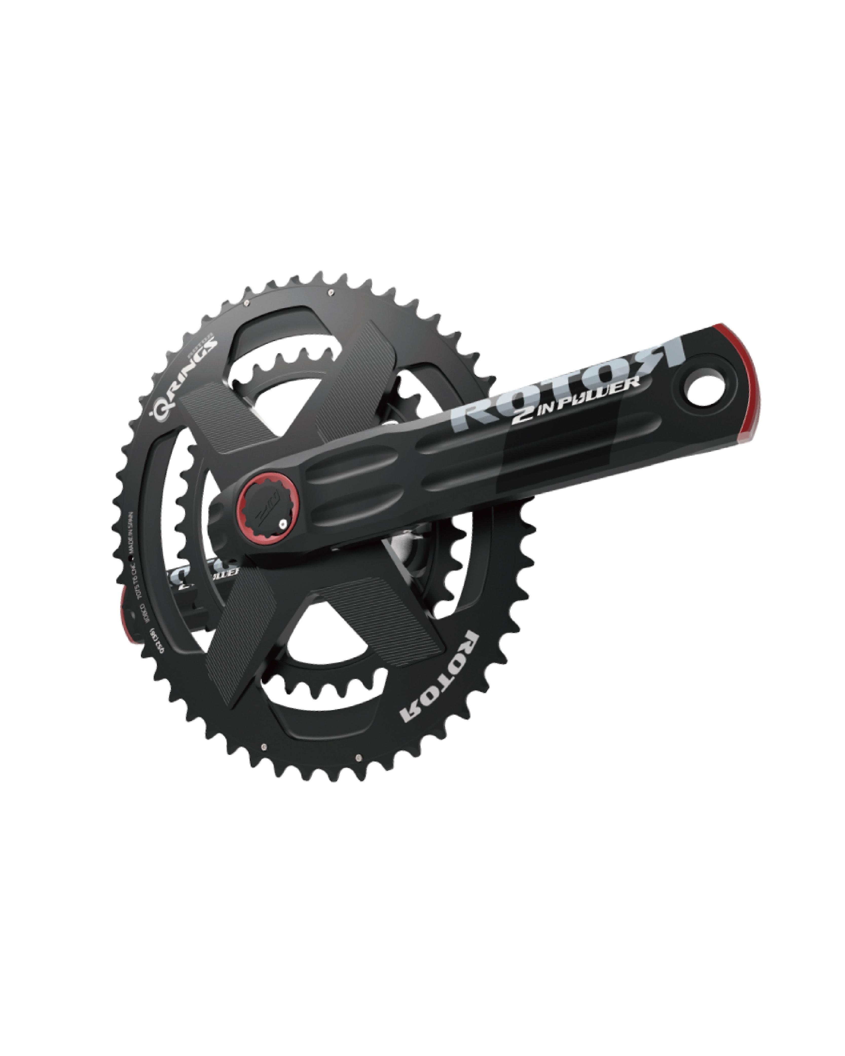 【ROTOR】INpower Road DM 公路車單邊功率曲柄 (不含齒片)