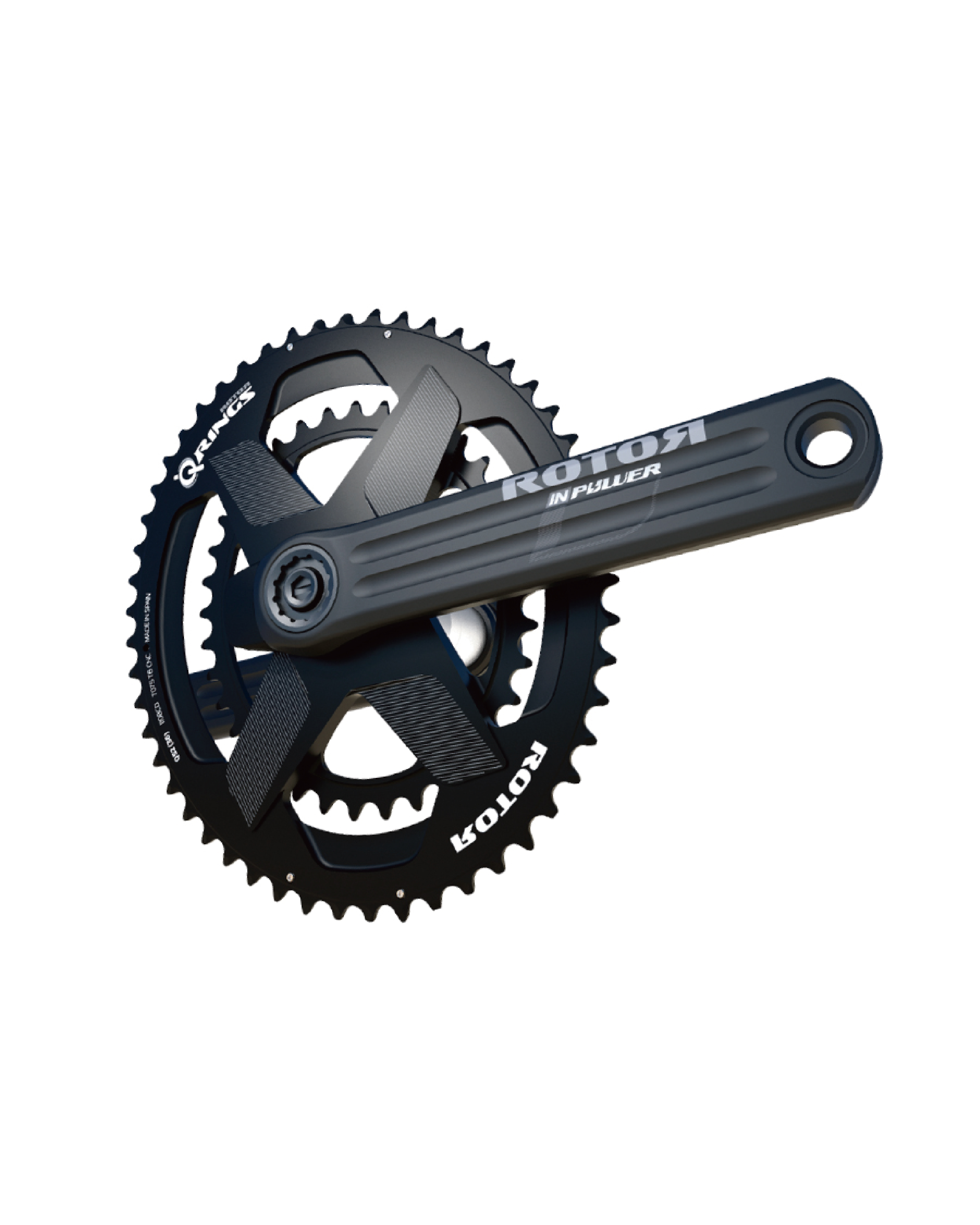 【ROTOR】INpower Road DM 公路車單邊功率曲柄 (不含齒片)