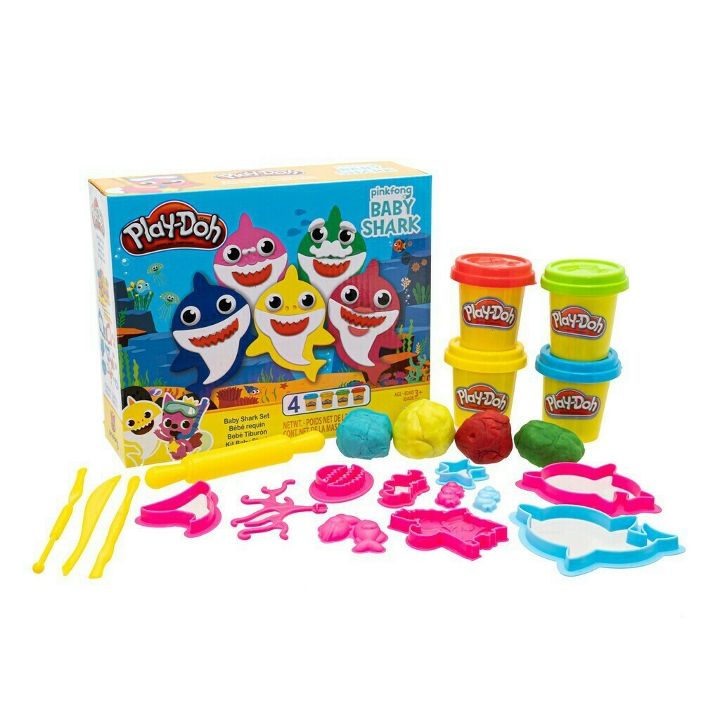 Play doh baby sales shark set