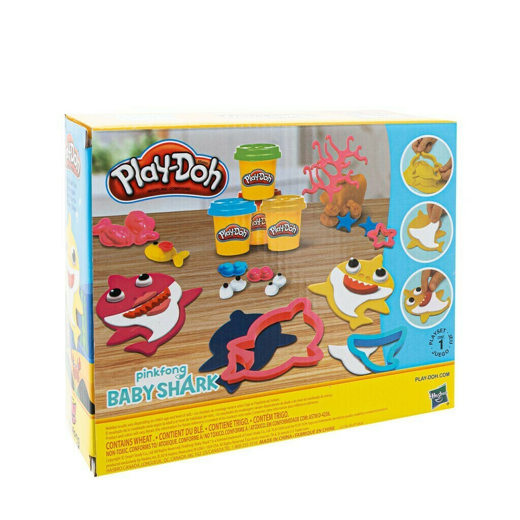 Baby shark play doh hot sale set