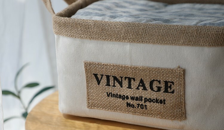 《1171》VINTAGE簡約收納籃