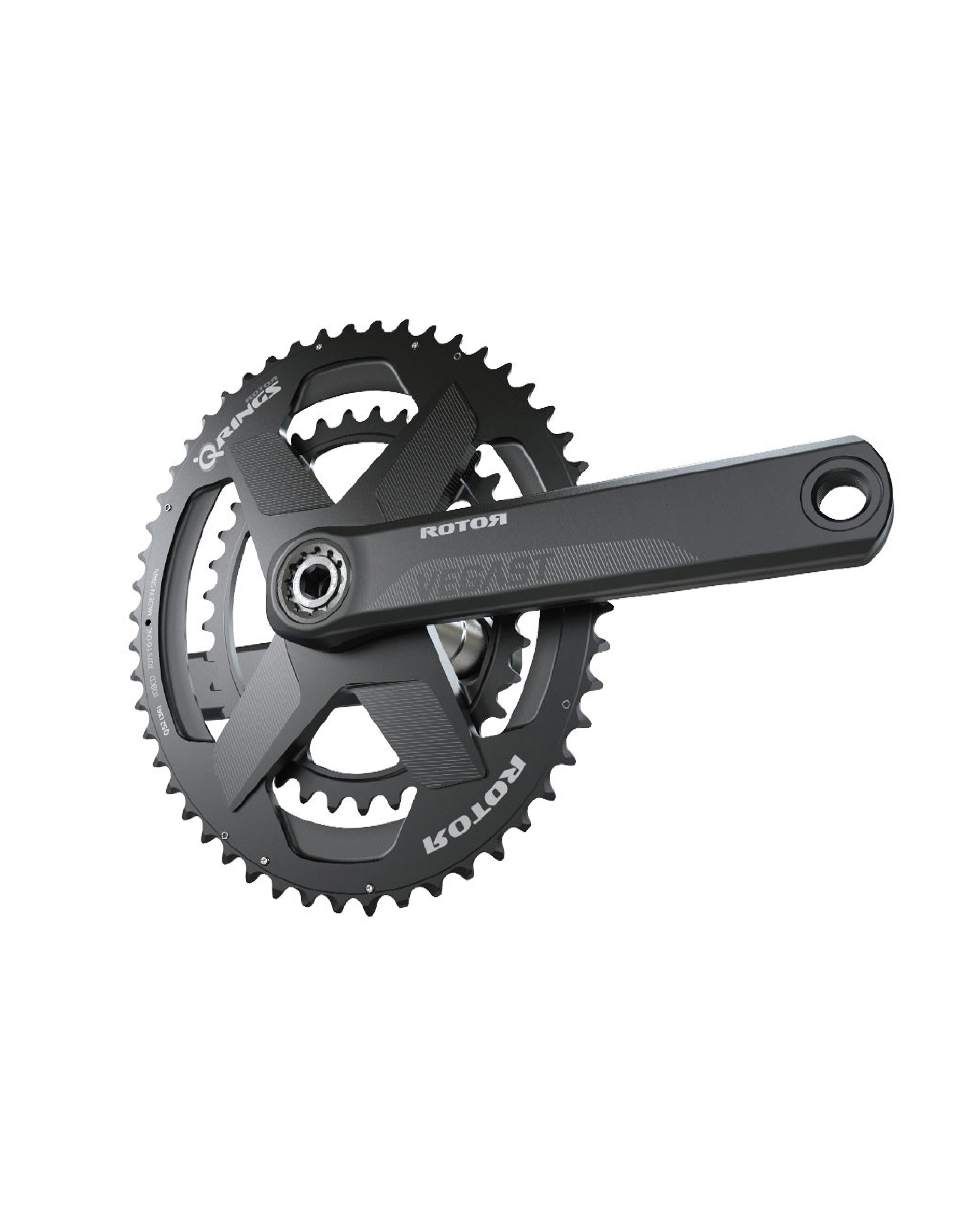 【ROTOR】VEGAST® 30 Cranks 直鎖式公路車曲柄 (不含齒片、齒爪、中軸)