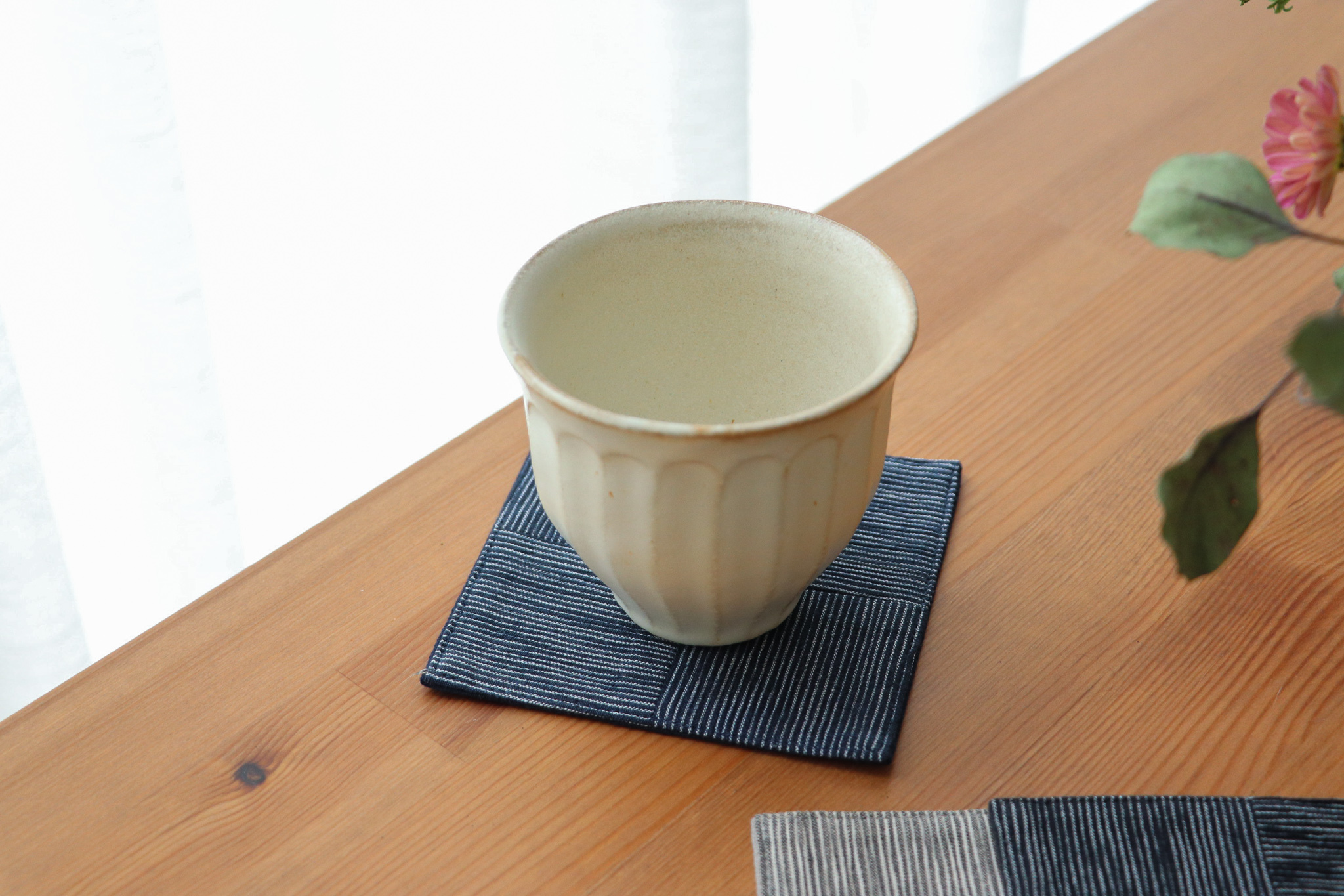 日本 百道発信 市松 杯墊