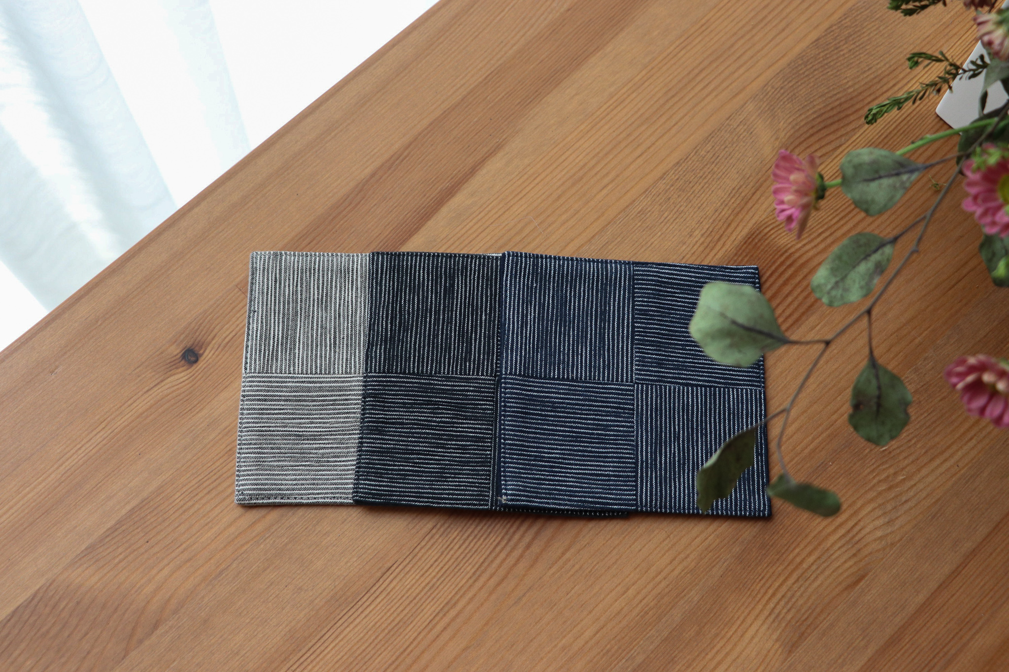 日本 百道発信 市松 杯墊