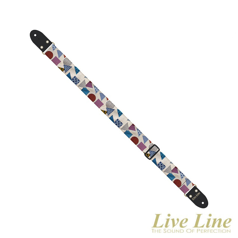 Live Line 幾何圖形 樣式 吉他 背帶 日本製造 LS2000MSS
