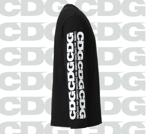 Comme des Garçons CDG 雙袖字體Logo 長袖