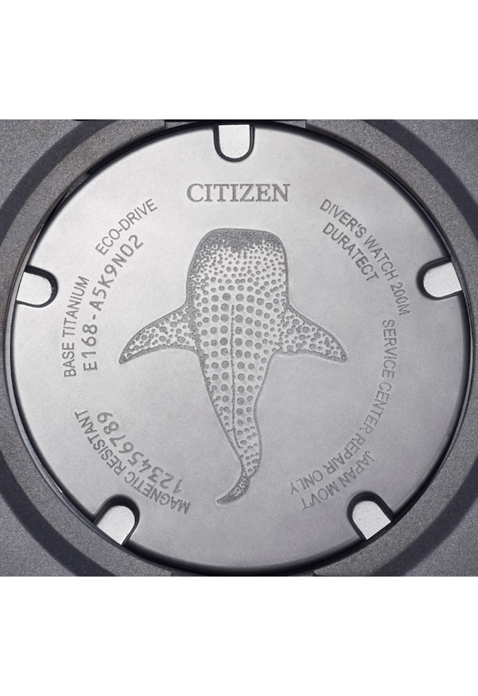 萬年鐘錶 - Citizen PROMASTER 星辰錶  Marine系列  1982復刻光動能鯨鯊限定光動能200M潛水男錶  BN0225-04L  錶徑45.8MM