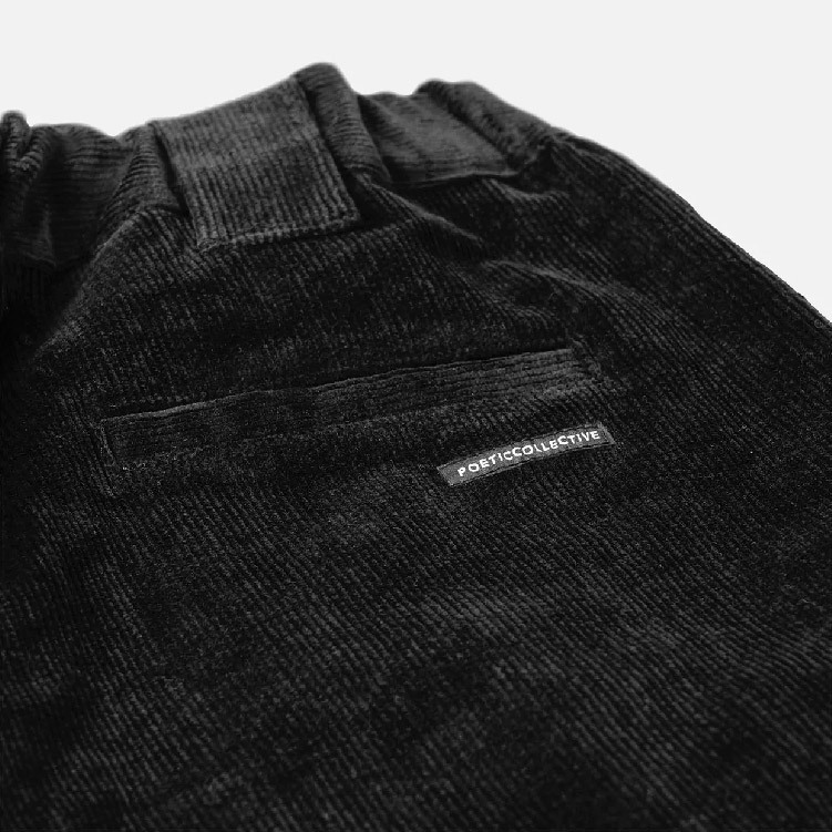 Poetic Collective "Painter Pants" - 黑色燈芯絨