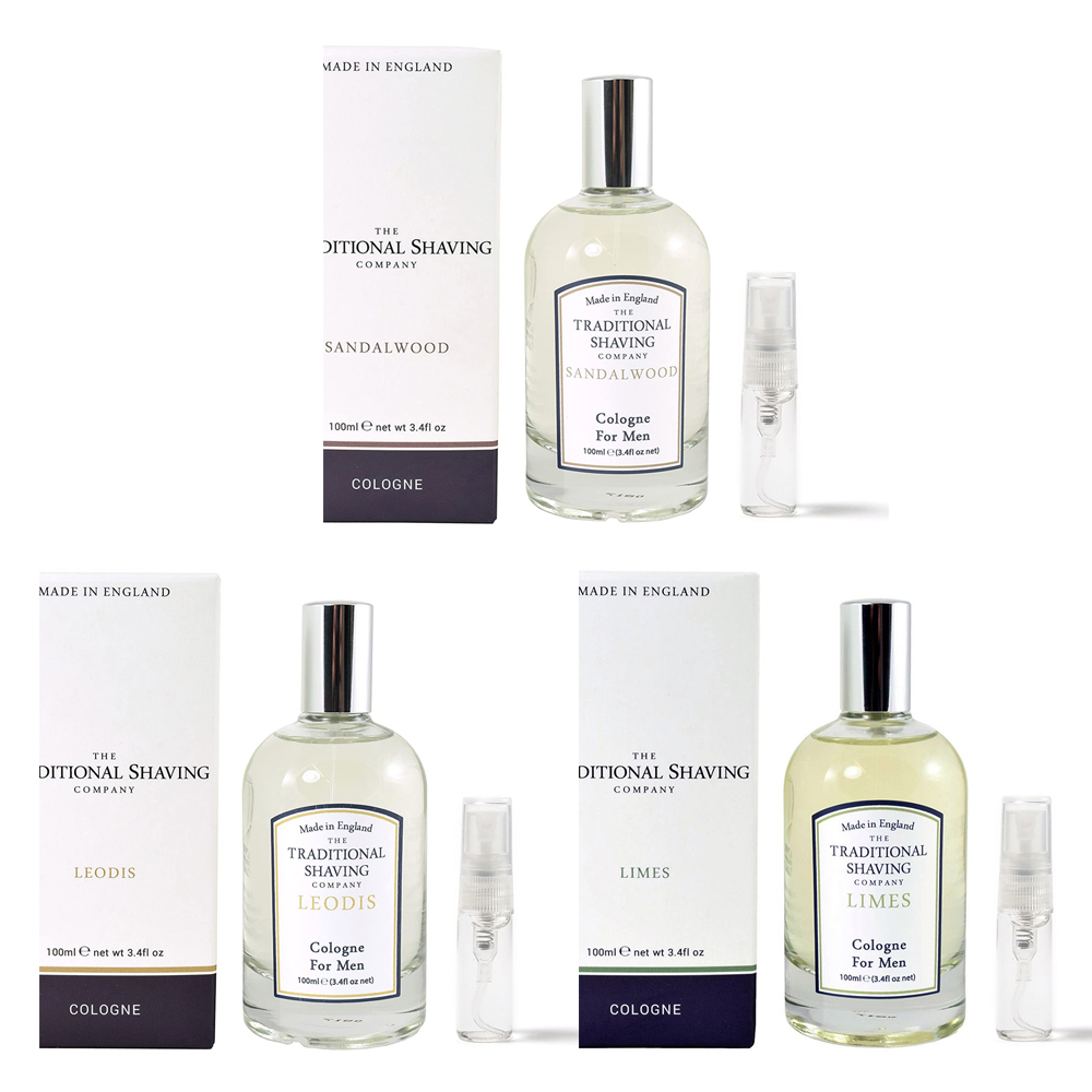 英國 Traditional Shaving - 男士古龍水 3入組（迷你香水 / 隨身小香水 / 試香）