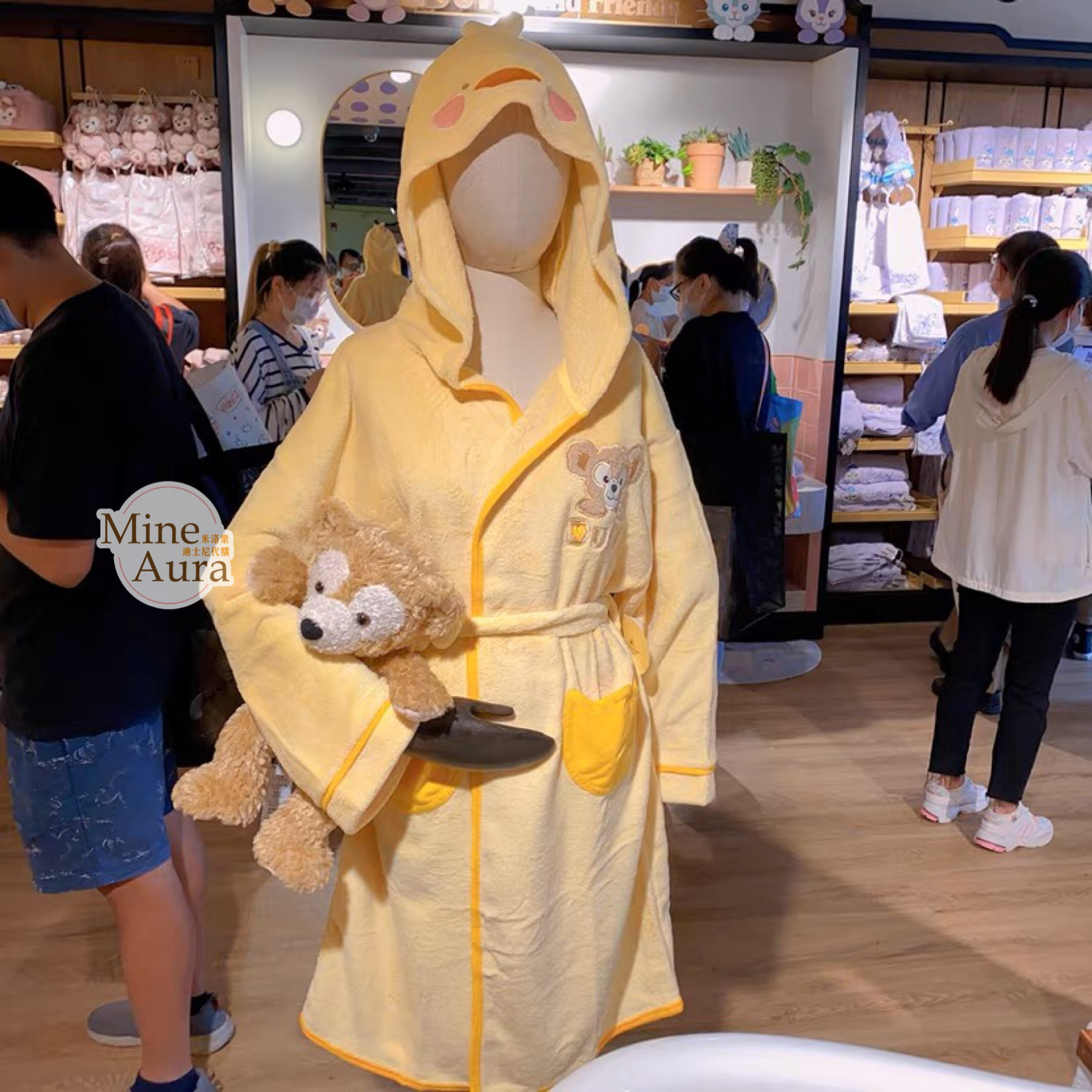 (限時特價) 達菲 Duffy 睡袍 浴袍 家居服 睡衣 -上海迪士尼樂園