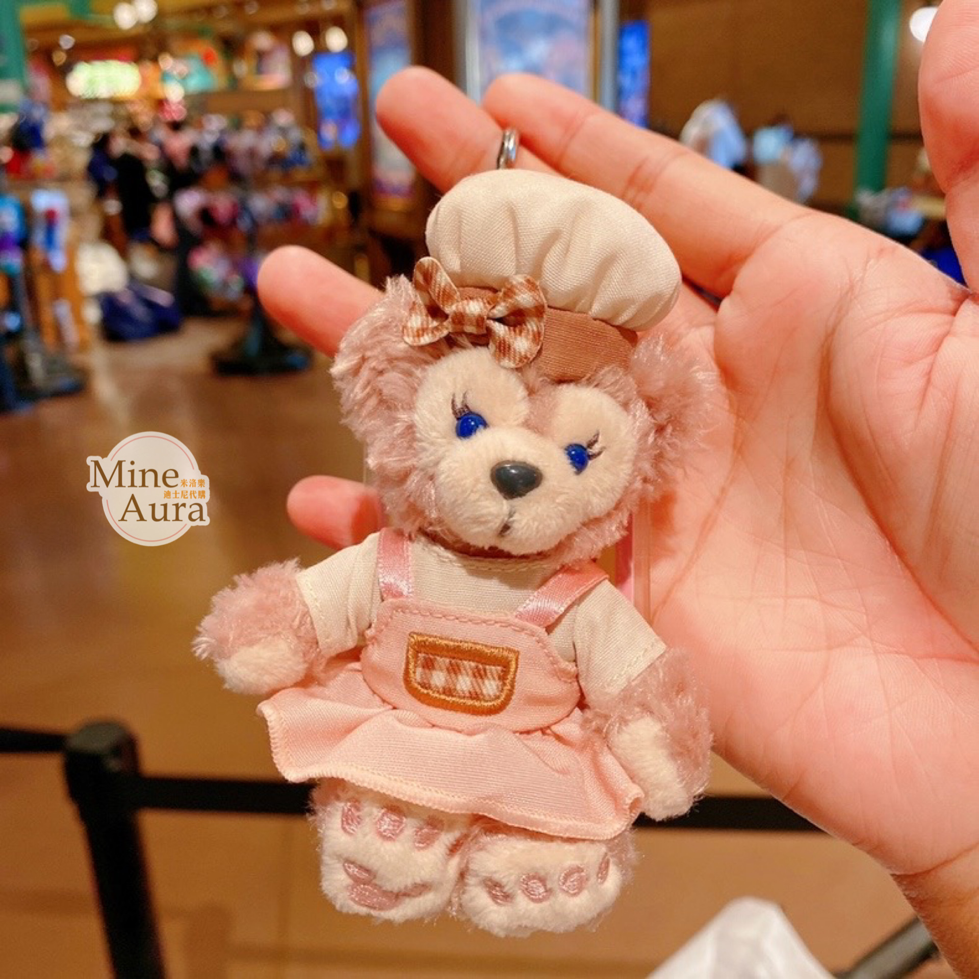 雪莉玫 ShellieMay 廚師裝造型 坐姿吊飾 -上海迪士尼樂園