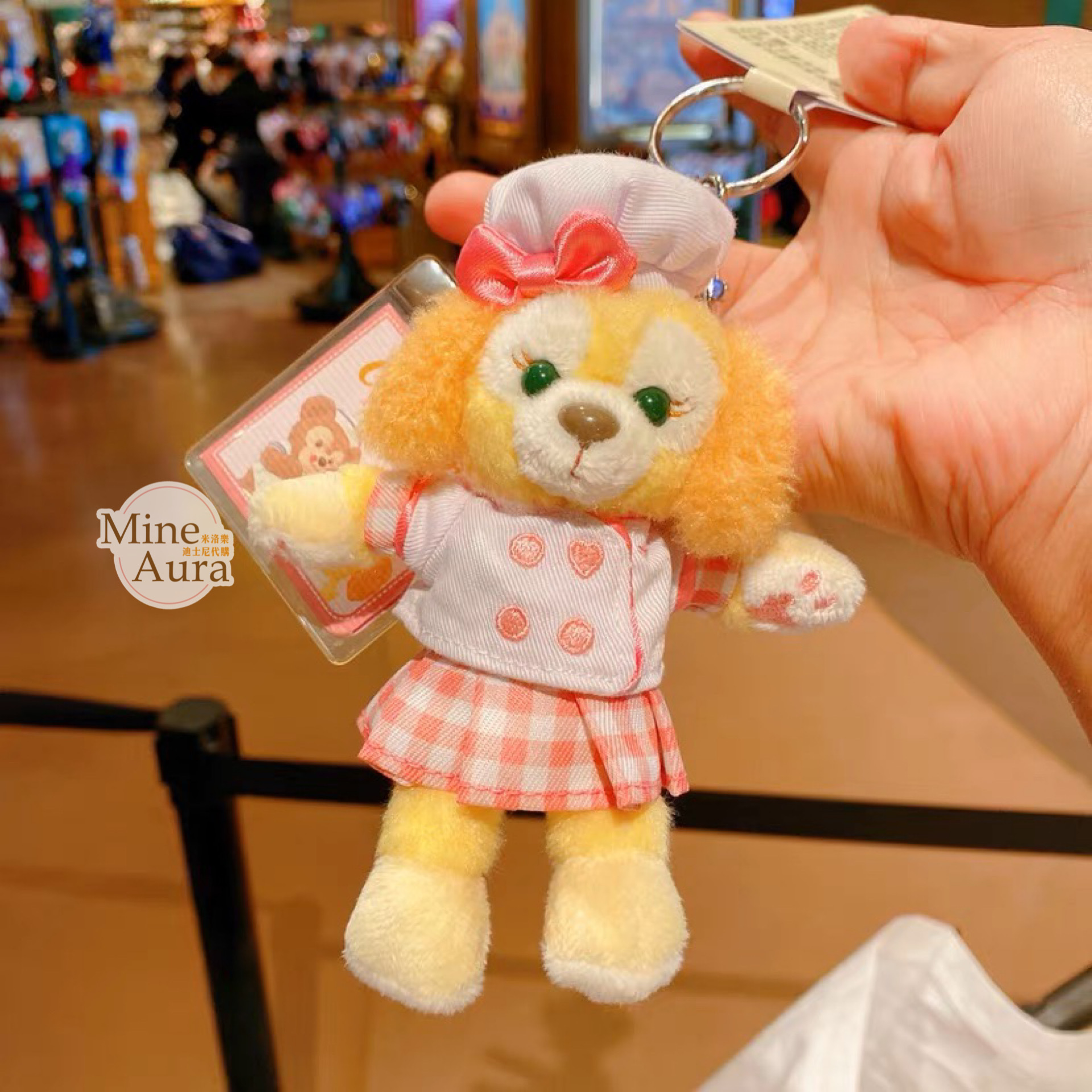 可琦安 餅乾 CookieAnn廚師裝造型 站姿吊飾 -上海迪士尼樂園