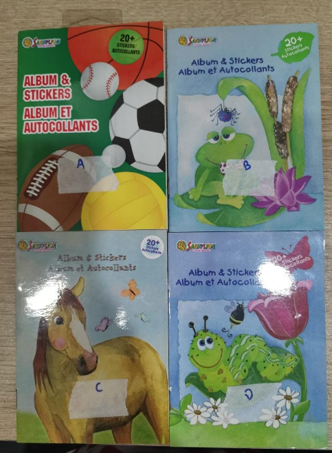 清货 sticker album ABCD