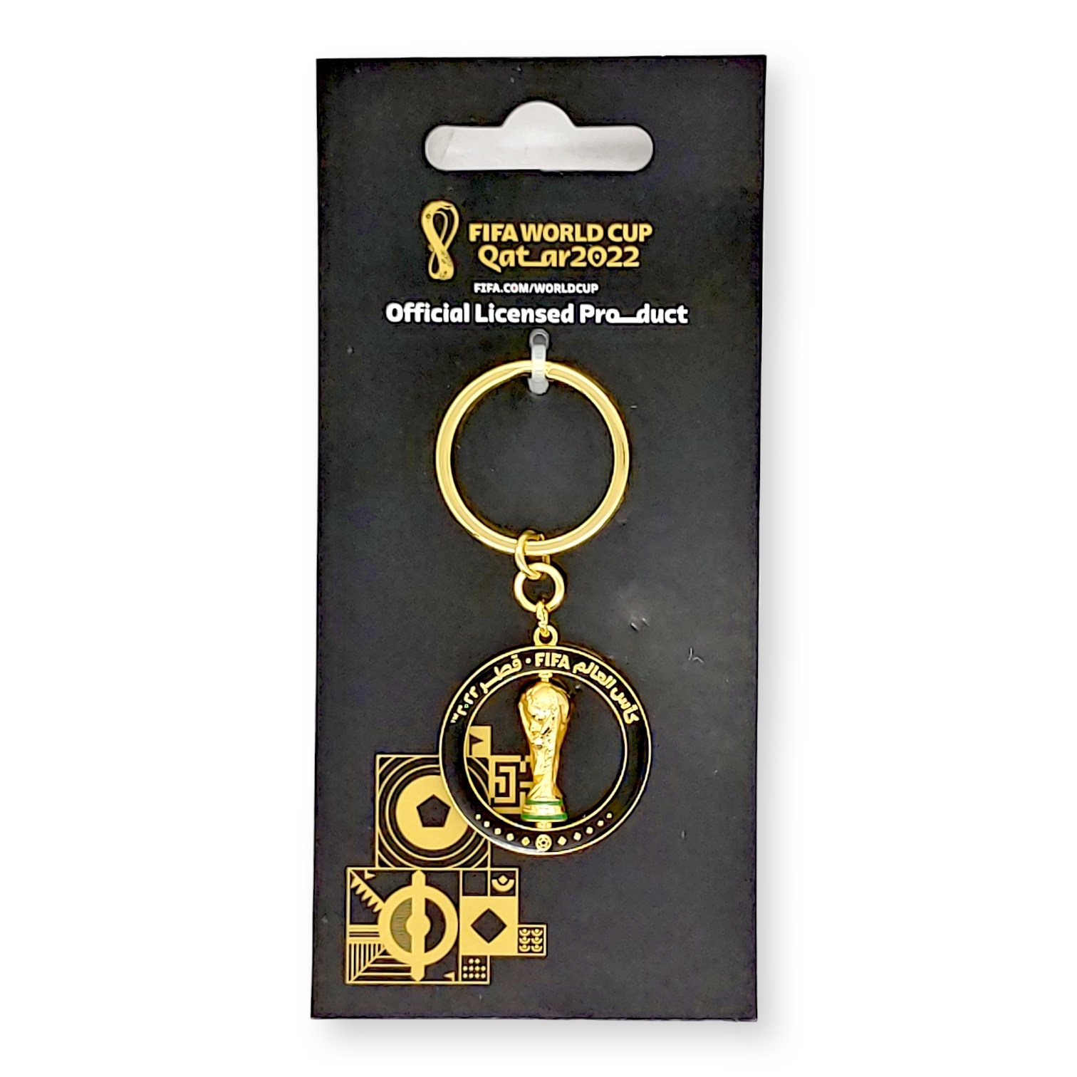 2022年世界盃可動3D立體獎盃鎖匙扣