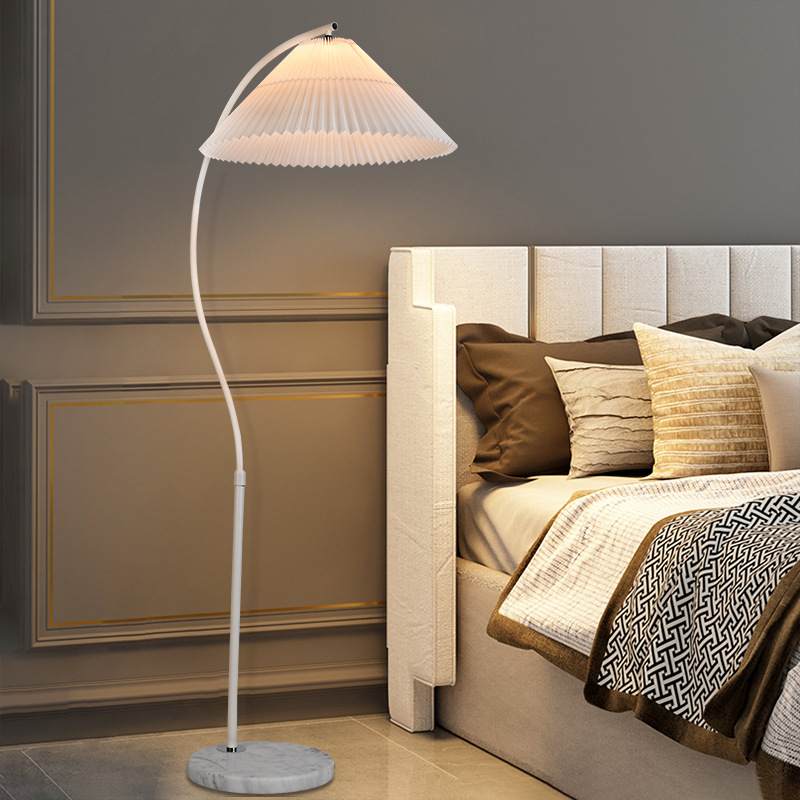 《1181》簡約美式百褶落地燈