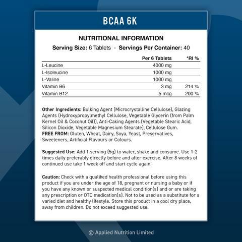 Applied Nutrition - Bcaa 6K 丸裝 240粒