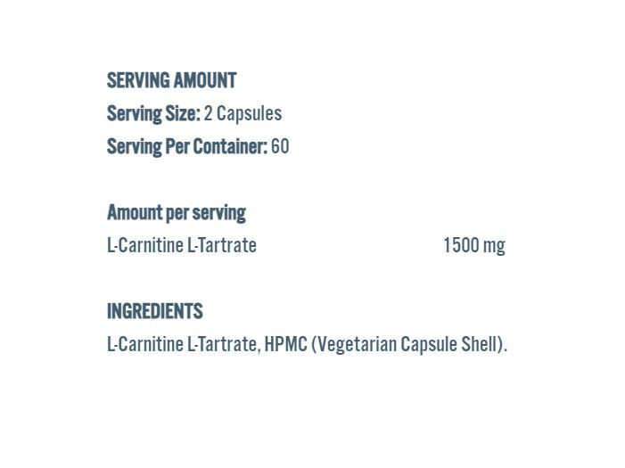 Applied Nutrition - L-Carnitine 左旋肉鹼丸裝 