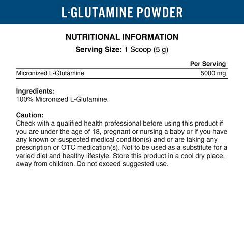 Applied Nutrition - L-Glutamine Powder 100次份量