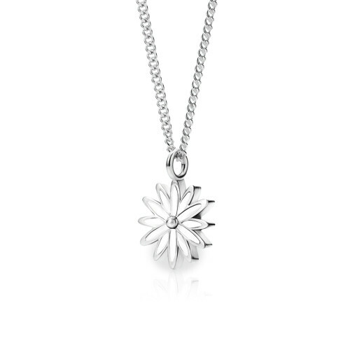 WACKY MARIE SOLID FLOWER NECKLACE (white)