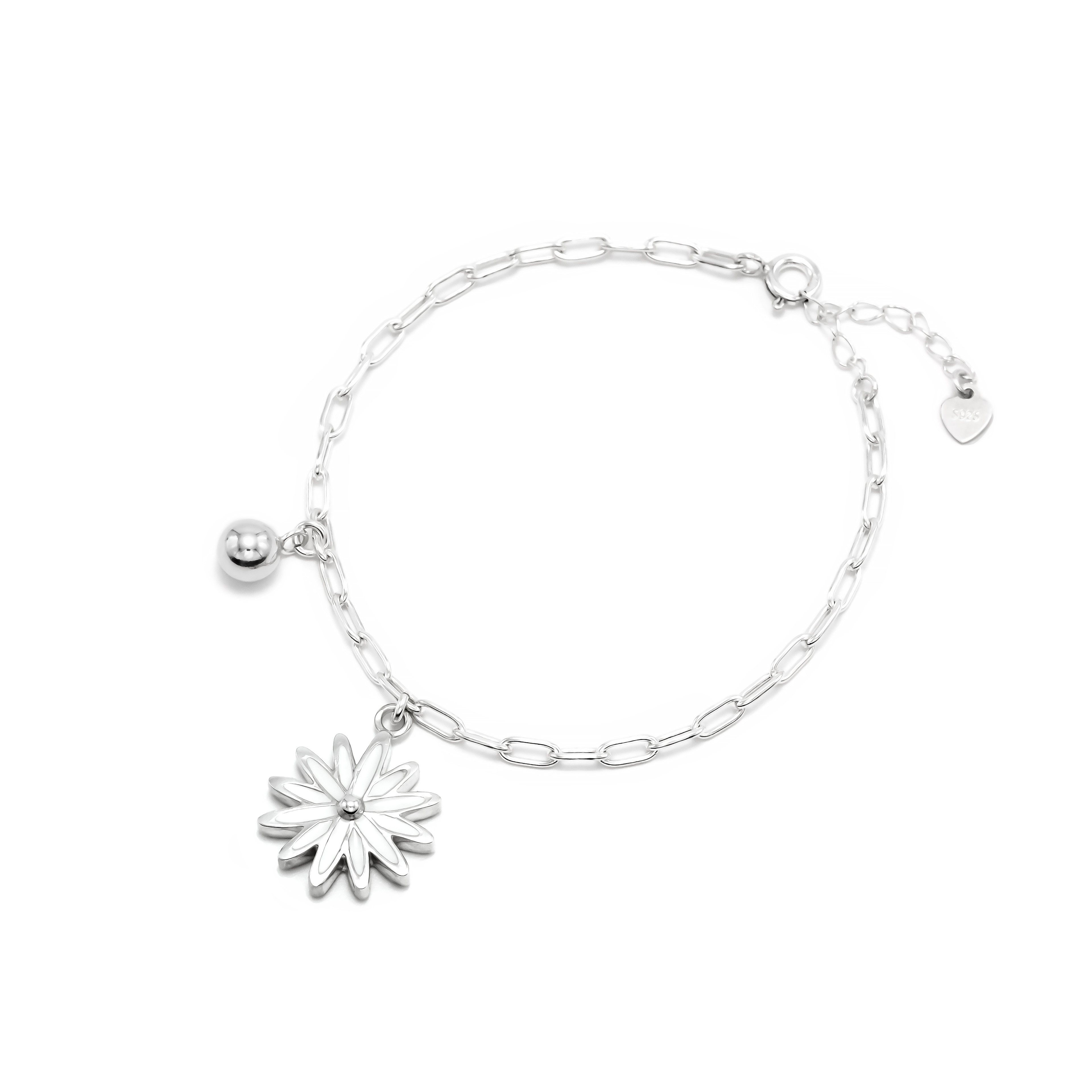 WACKY MARIE MARIE POINT BALL BRACELET (white)