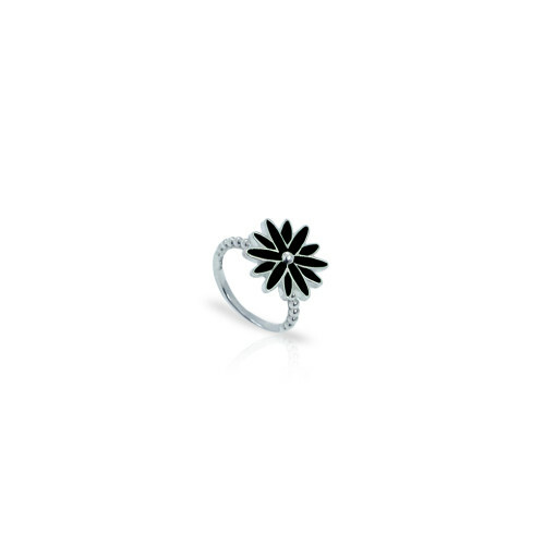 WACKY MARIE MARIE FLOWER RING (black)