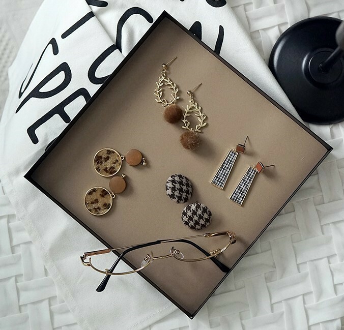 《1189》北歐高質感皮革置物盤