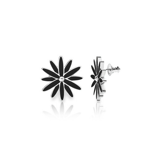 WACKY MARIE MARIE FLOWER EARRING (black)