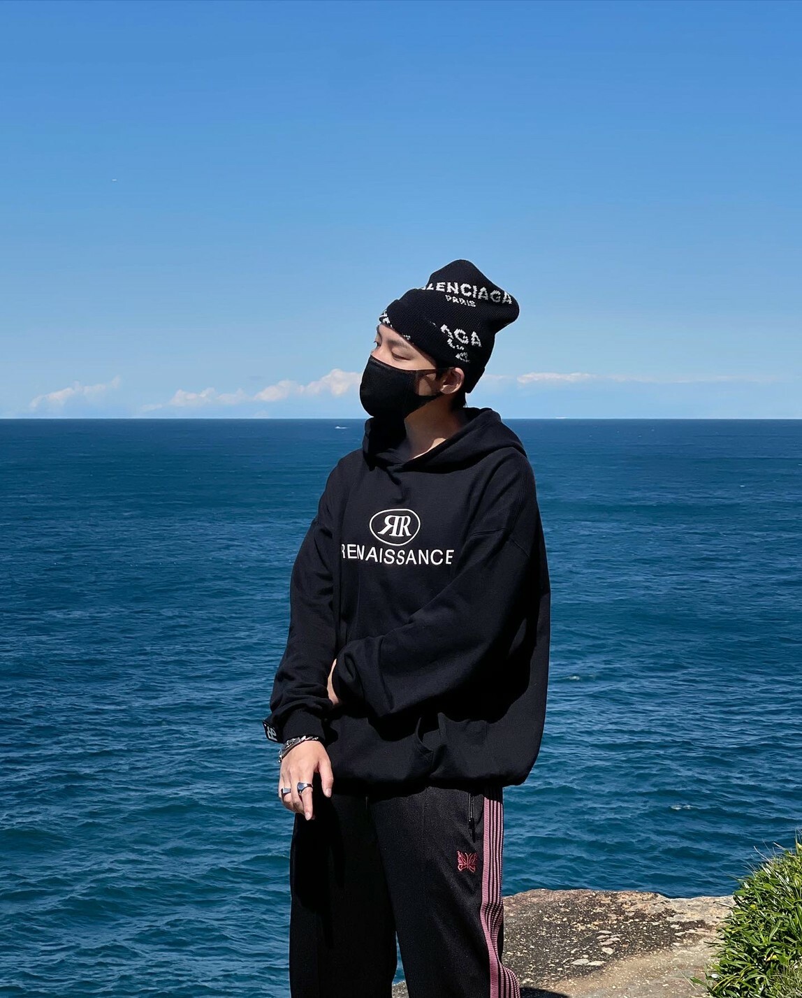 RENAISSANCE 雙R LOGO 立體膠印黑白帽T “ DOUBLE R APPLIQUE LOGO HOODIE ”