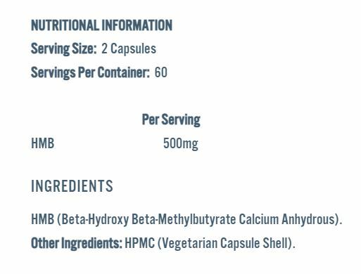 Applied Nutrition - HMB 500mg (膠囊) 