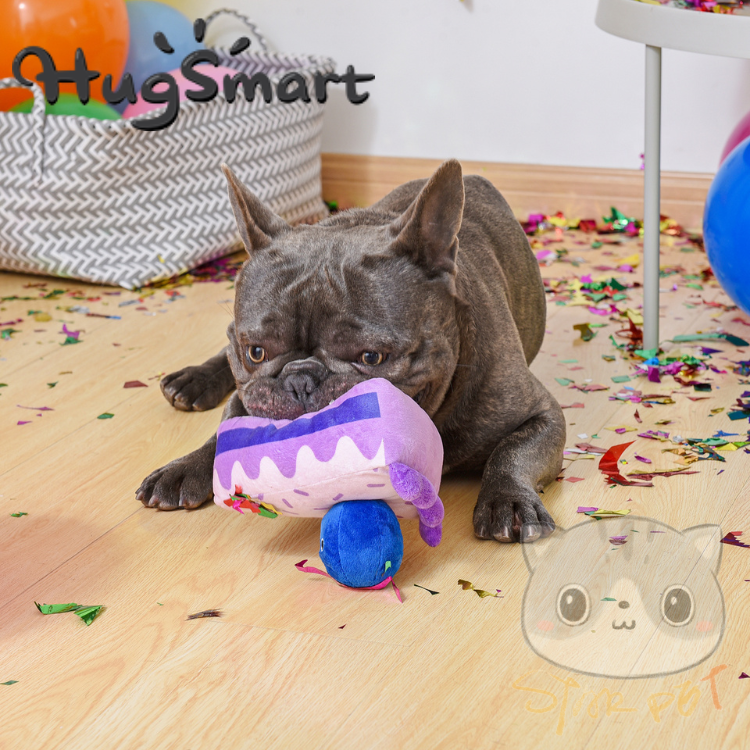 Hugsmart Fuzzy Friendz Pooch Sweets - Blueberry Cake