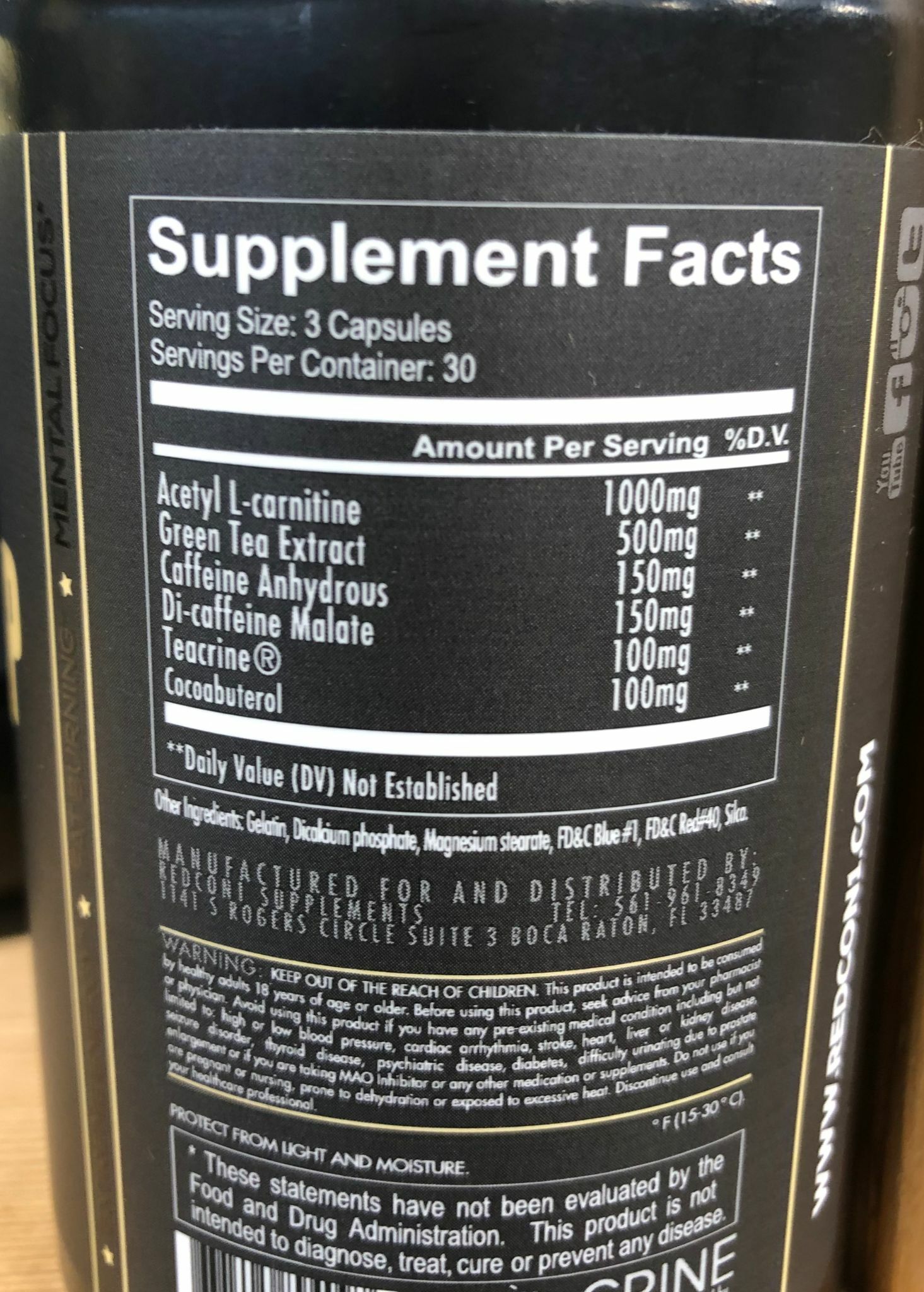 Redcon1 - Double Tap (Tablets) (消脂及增強運動表現)