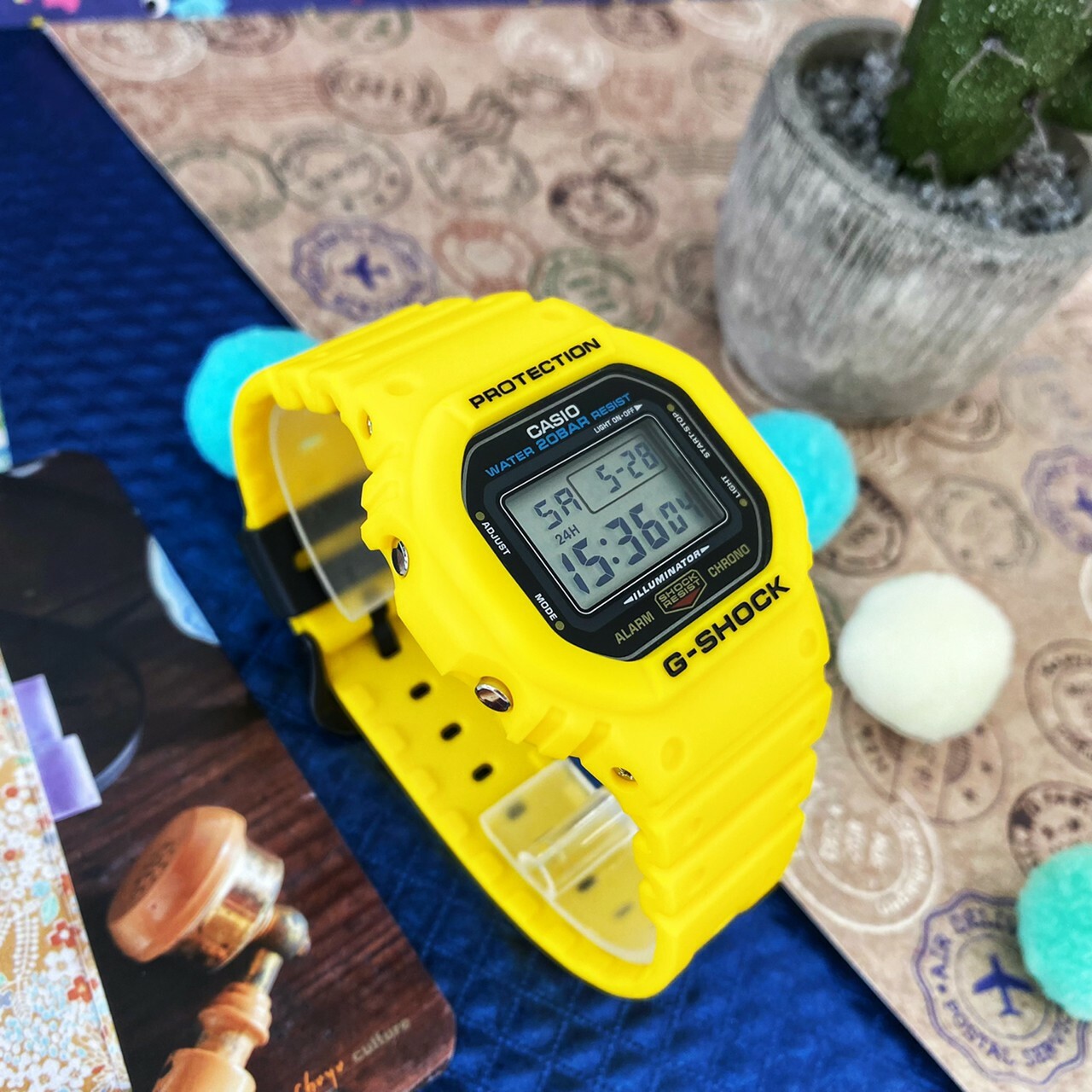 【G-SHOCK 卡西歐】 經典方型錶DW-5600復刻再現 DW-5600REC-9D  現代鐘錶
