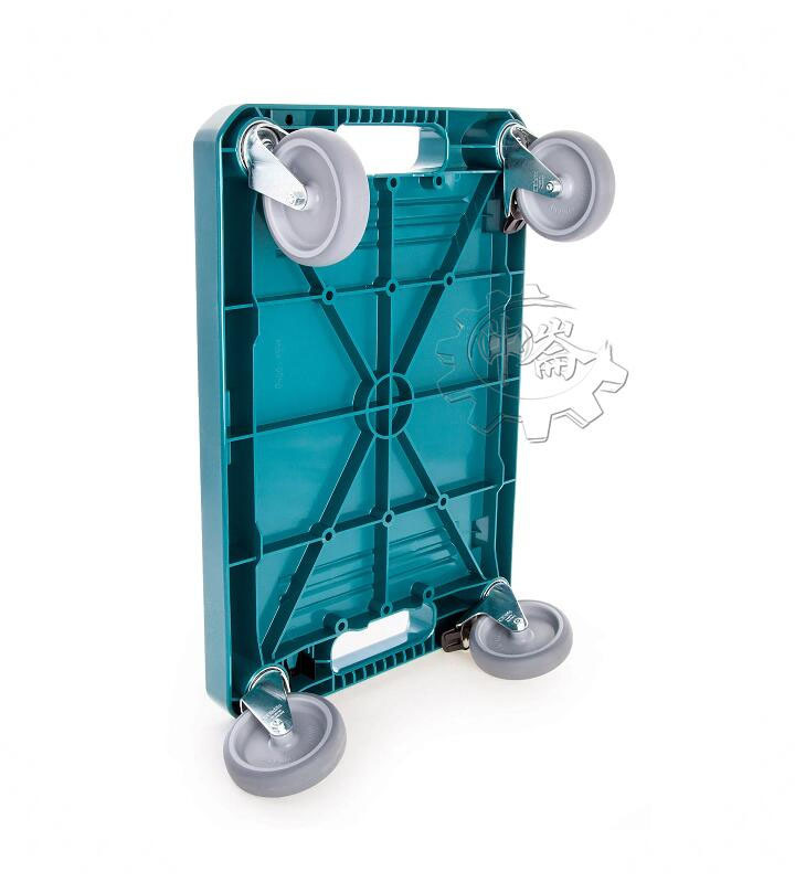 ＊中崙五金【附發票】 牧田 MAKPAC可堆疊系統工具箱台車(烏龜車) 堆疊收納箱工具箱推車 P-83886