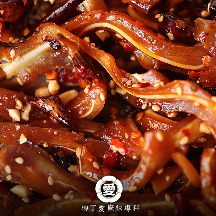 柳丁愛麻辣滷味【m140】紅油豬耳絲150G  零食 滷味 網紅零嘴 小龍蝦 熟食 零食批發 手作  冷凍食品 小吃
