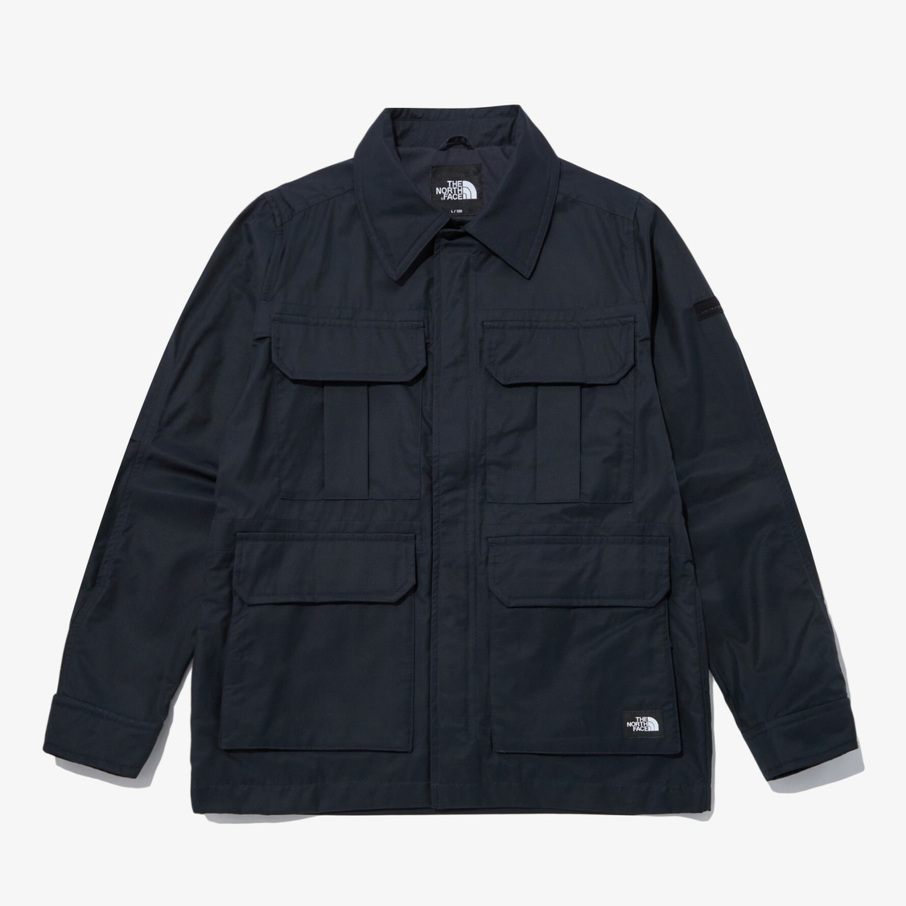 THE NORTH FACE 男 UTILITY FIELD 多口袋 襯衫 工裝 深藍 NJ3BN51B
