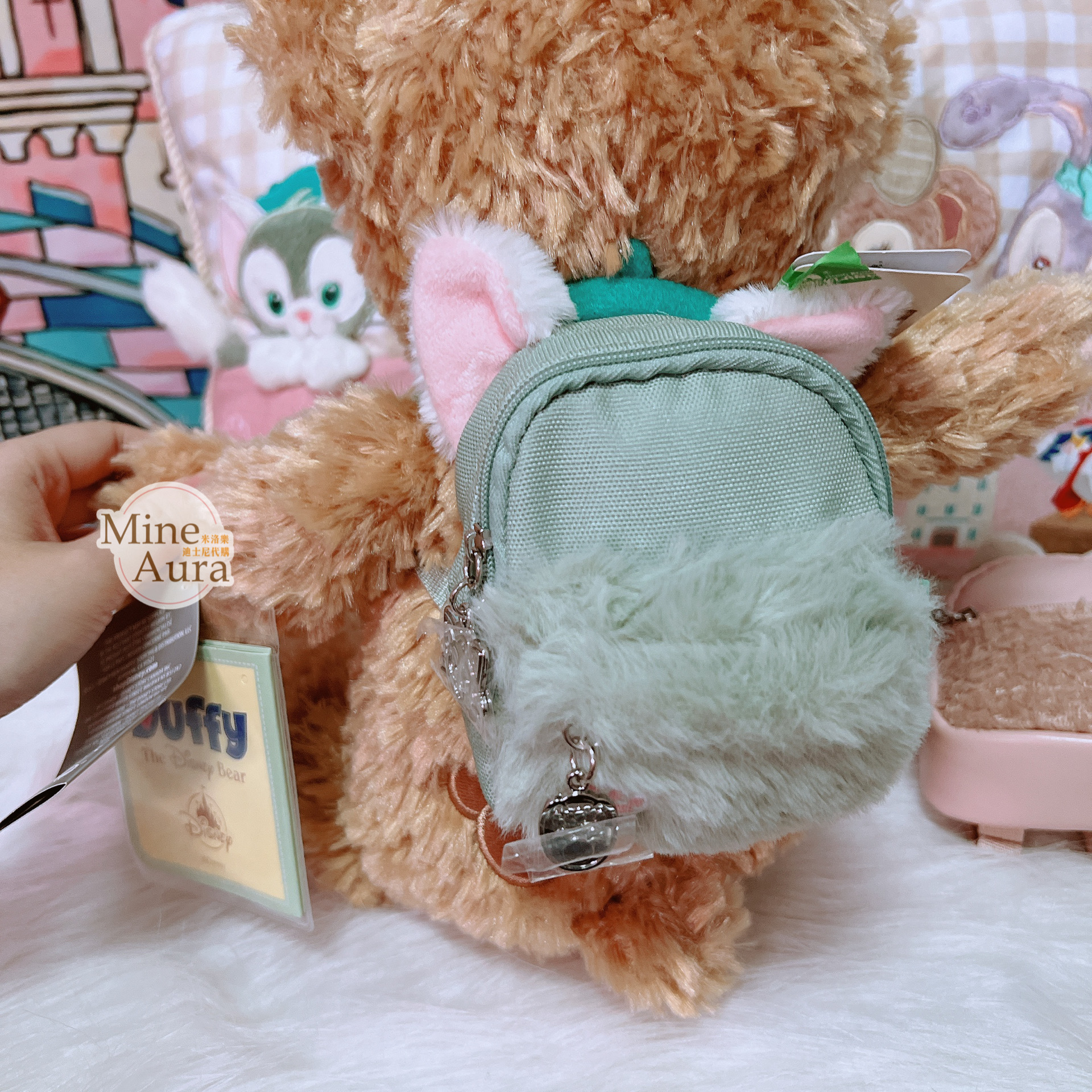 (現貨) 傑拉托尼 畫家貓 Gelatoni 迷你後背包造型 零錢包 掛包 小包 -香港迪士尼樂園