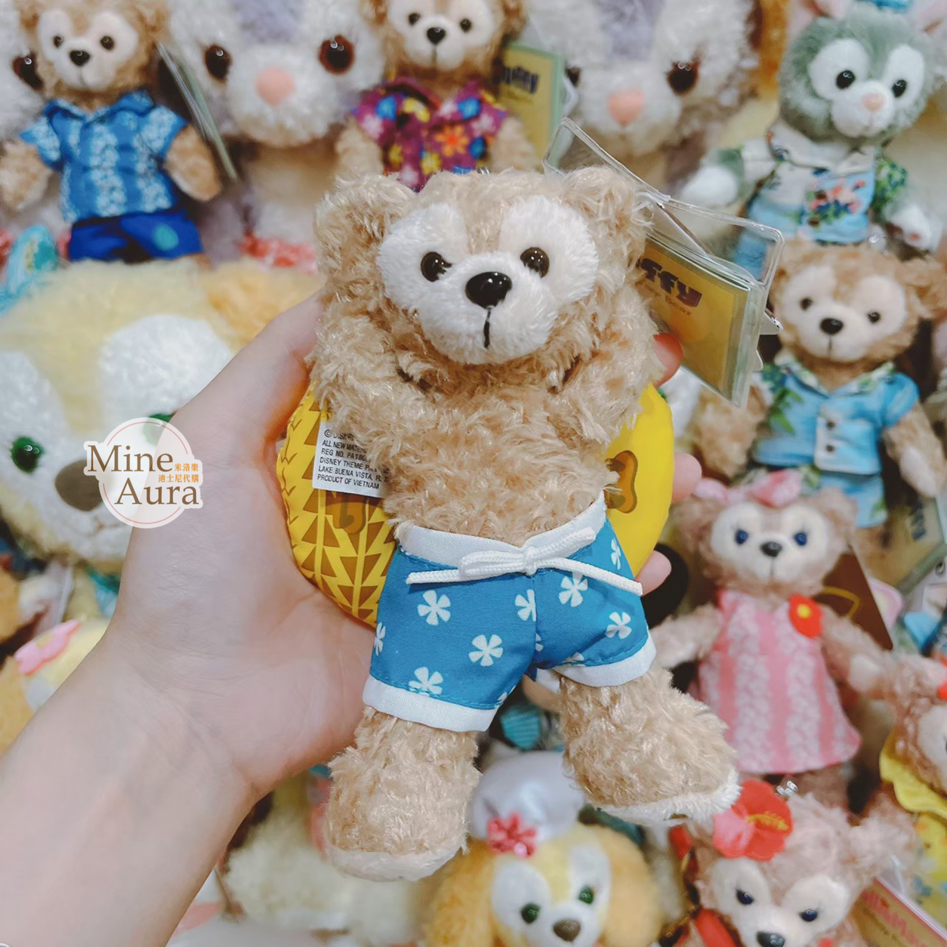 (現貨) 達菲 Duffy 泳裝造型 泳圈 鑰匙圈吊飾 -夏威夷迪士尼渡假村限定