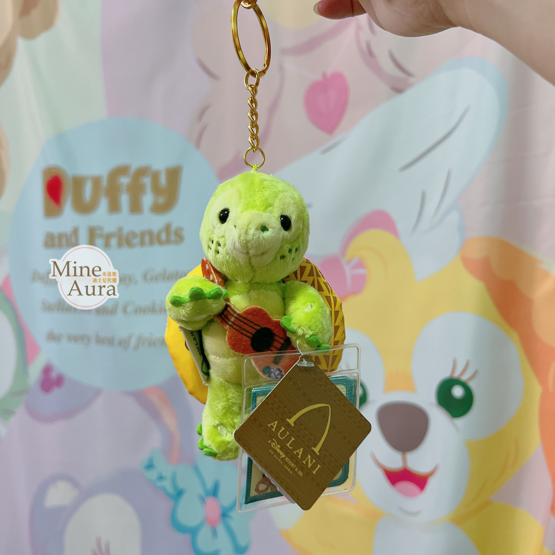 (現貨) 奧樂米拉 海龜 OluMel 泳裝造型 泳圈 鑰匙圈吊飾 -夏威夷迪士尼渡假村限定