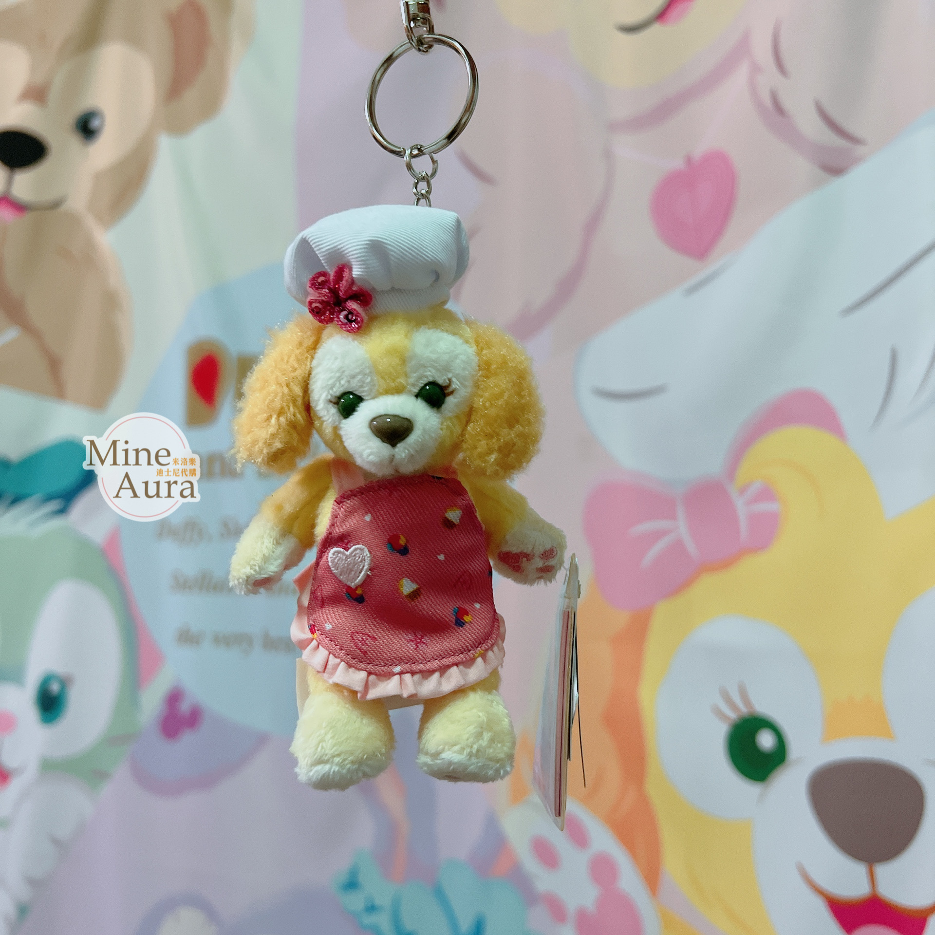 (現貨) 可琦安 餅乾 CookieAnn 廚師 圍裙造型 鑰匙圈吊飾 -夏威夷迪士尼渡假村限定